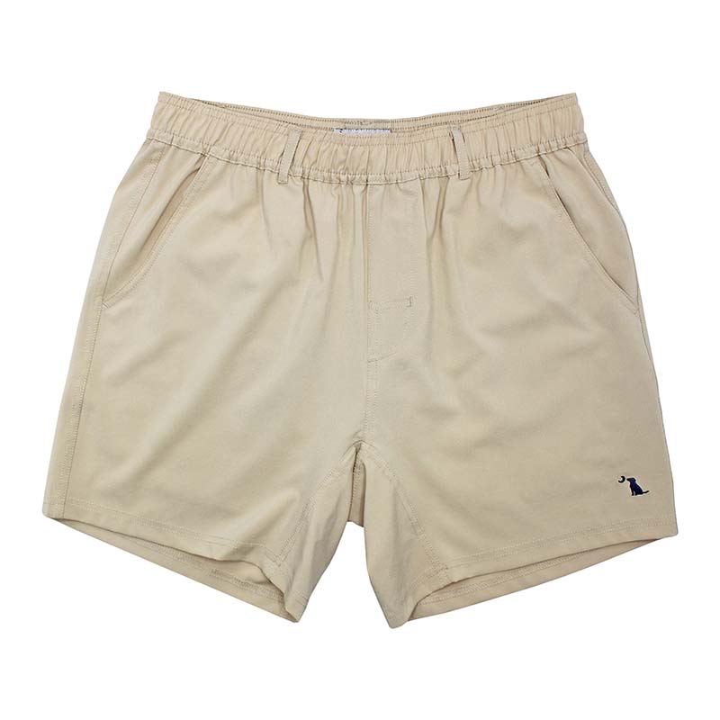 Front view of Local Boy Volley Shorts in khaki.